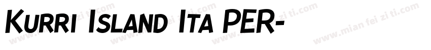 Kurri Island Ita PER字体转换